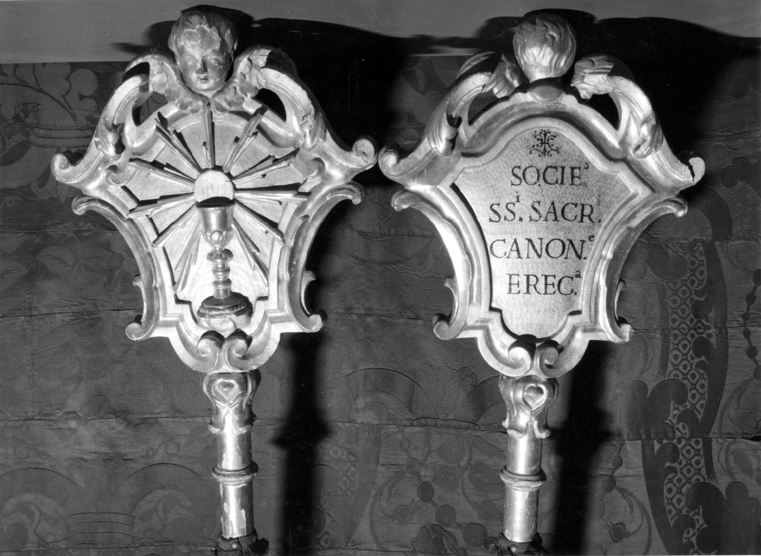 emblema di confraternita, serie - ambito emiliano (sec. XVIII)