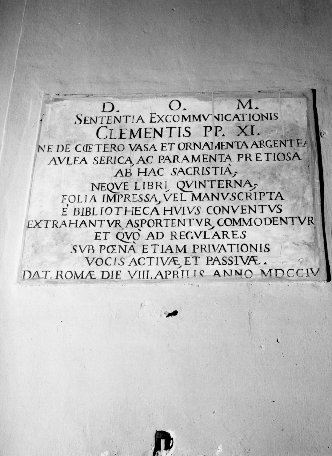 lapide - manifattura emiliana (sec. XVIII)