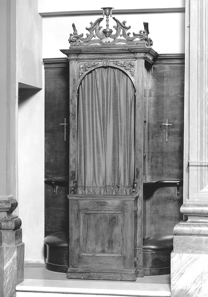 confessionale - manifattura bolognese (secc. XVIII/ XIX)
