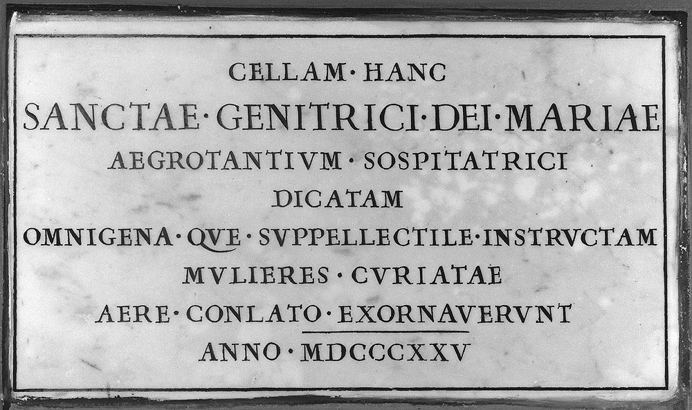 lapide commemorativa - manifattura bolognese (sec. XIX)