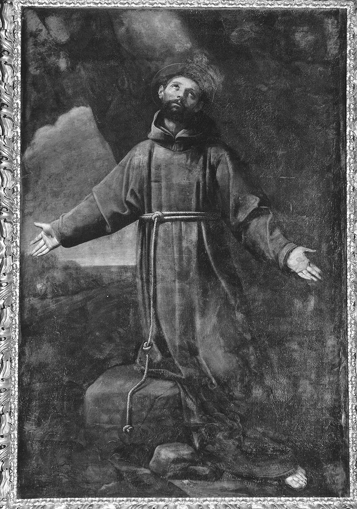 San Francesco d'Assisi (dipinto) di Reni Guido (maniera) (metà sec. XVII)