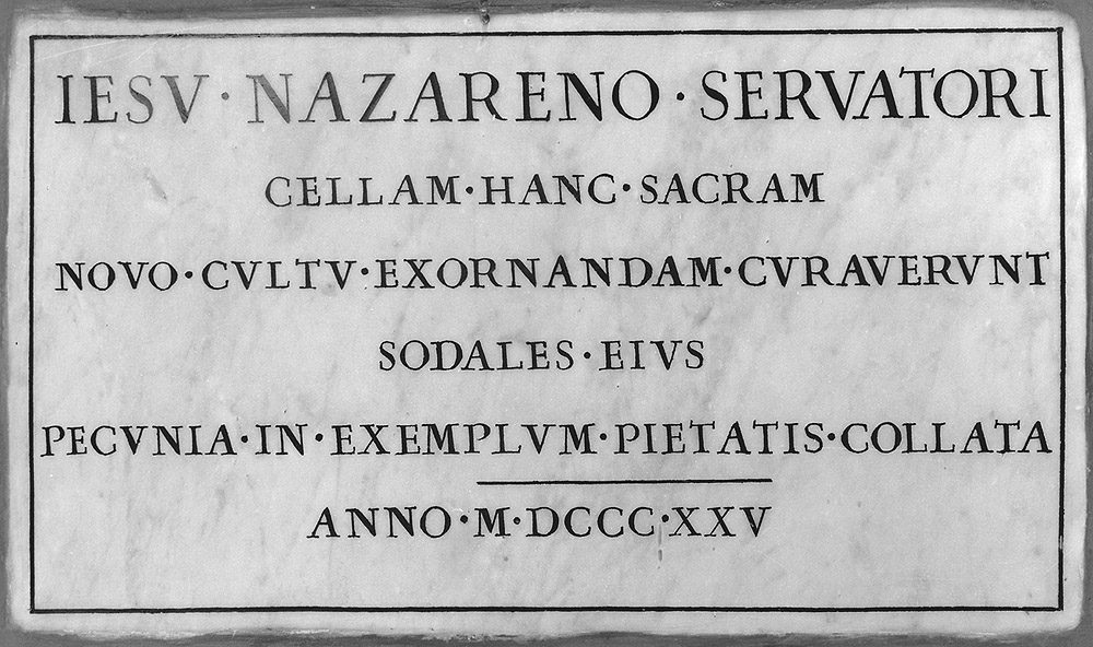 lapide commemorativa - manifattura bolognese (sec. XIX)