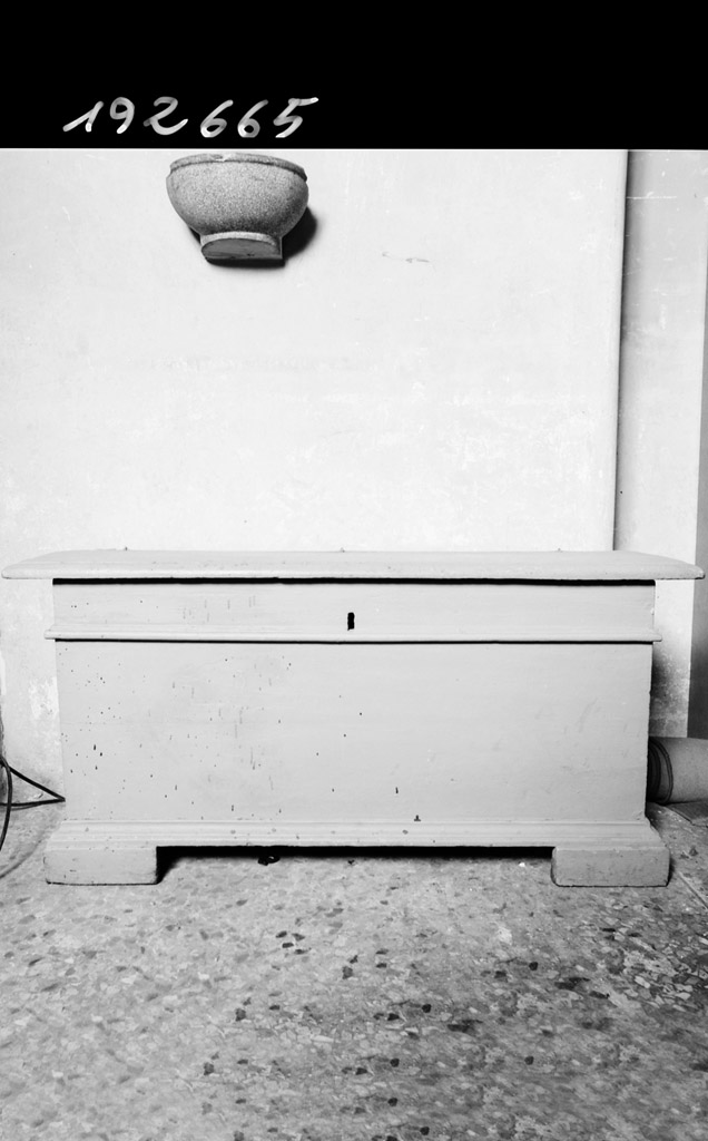 cassapanca - manifattura bolognese (sec. XVIII)