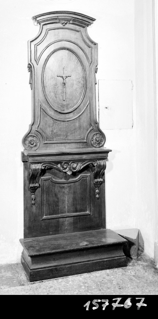 inginocchiatoio - manifattura bolognese (sec. XVIII)