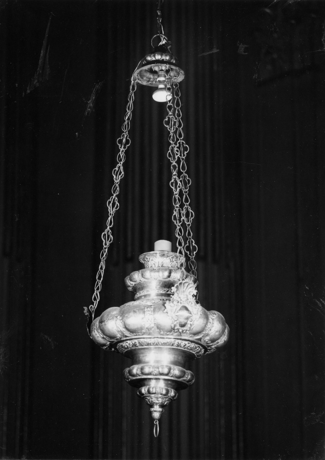 lampada pensile - manifattura emiliana (sec. XVIII)