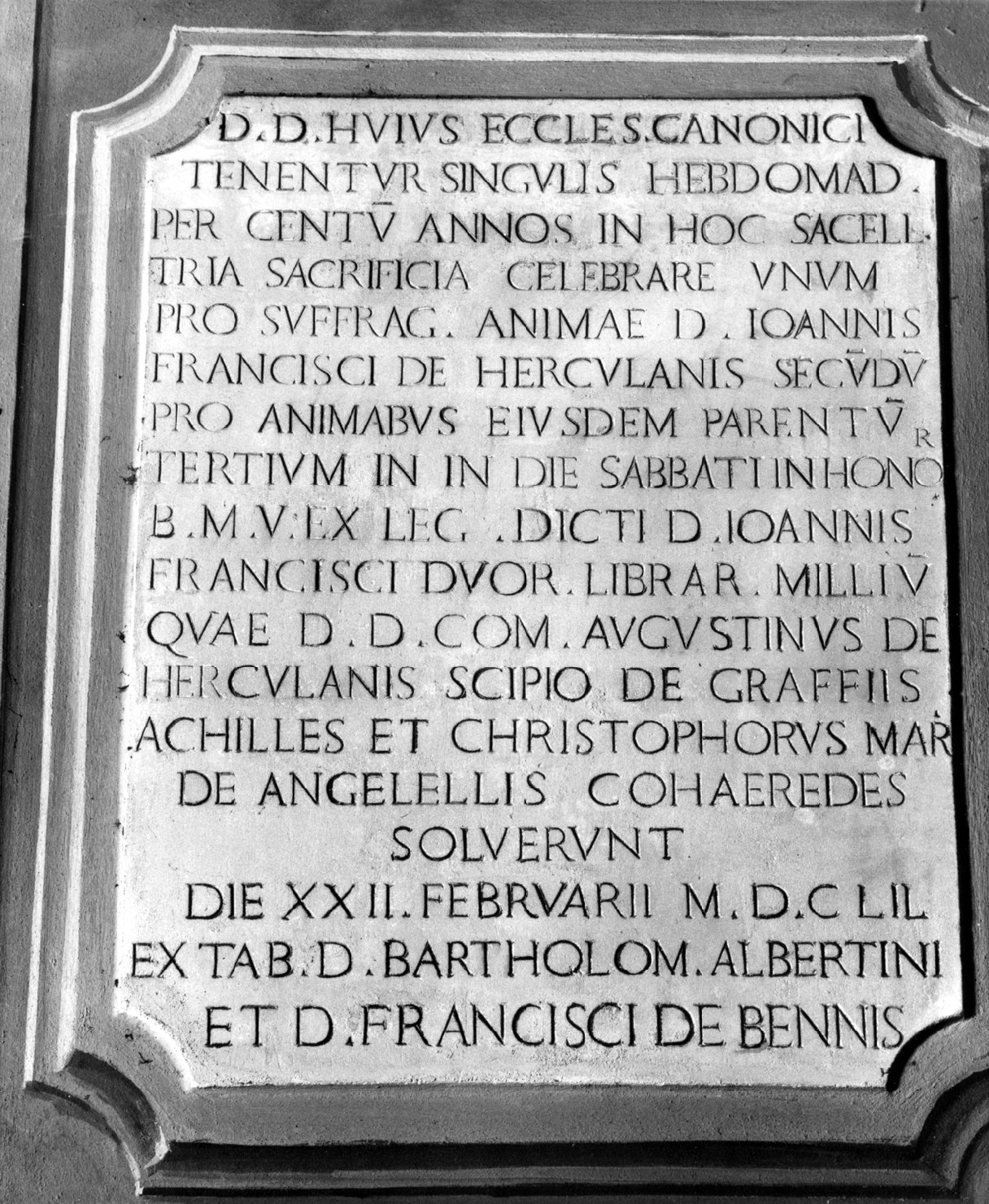 lapide - manifattura emiliana (sec. XVII)