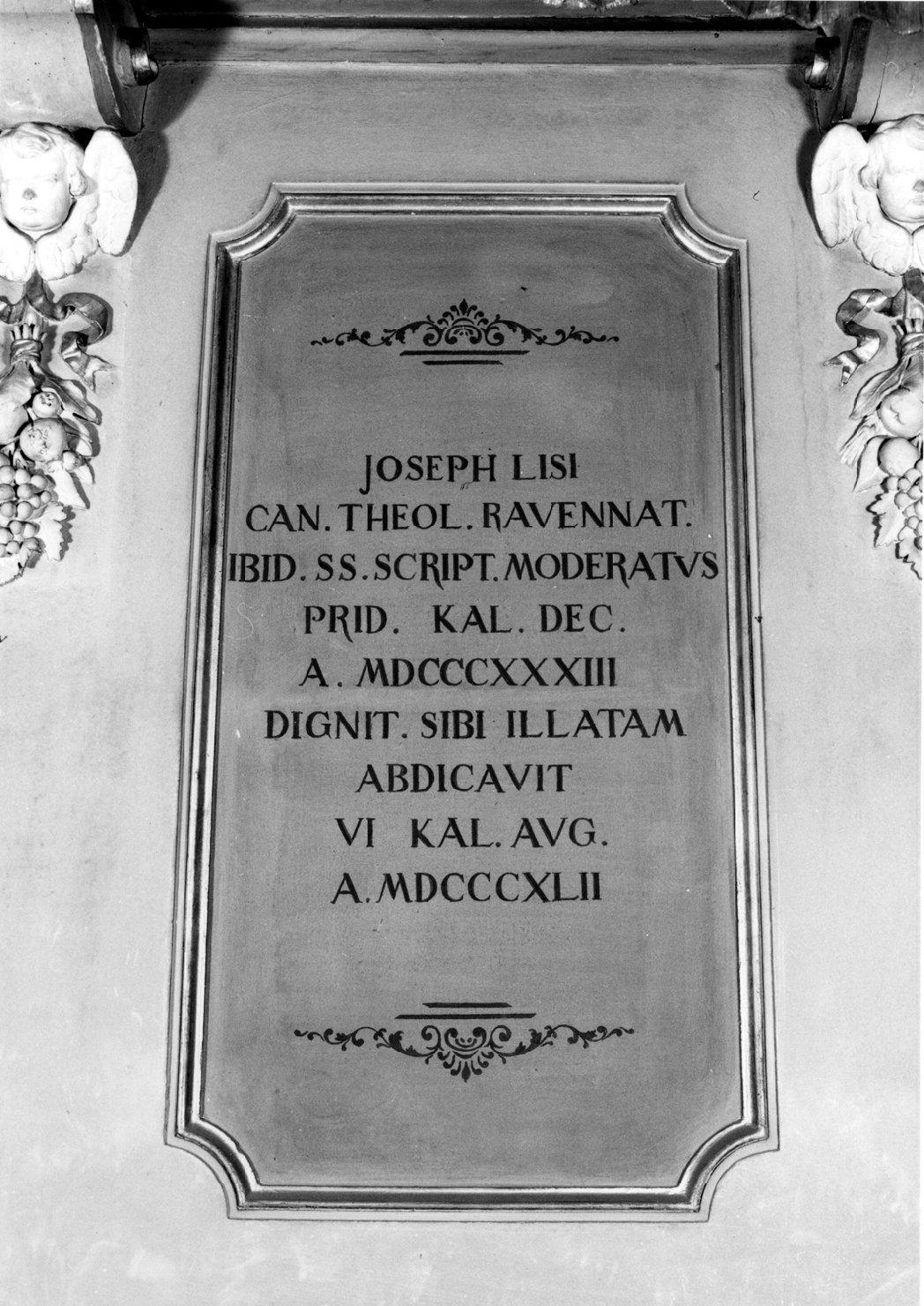 lapide - manifattura emiliana (sec. XIX)