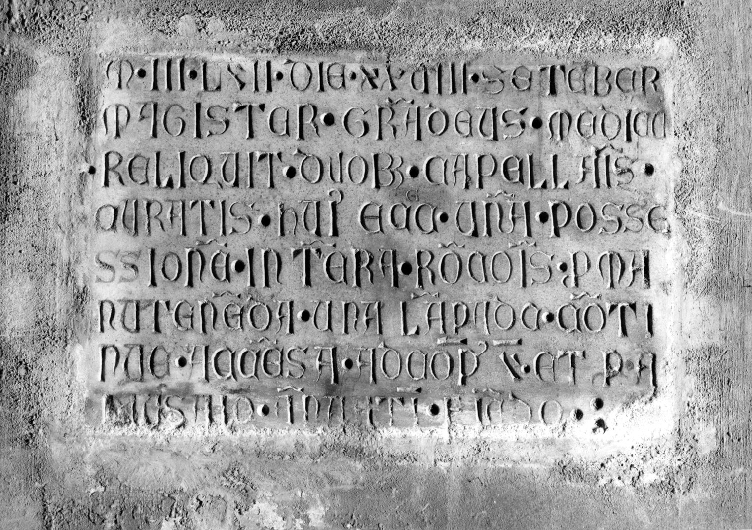 lapide - manifattura emiliana (sec. XIV)