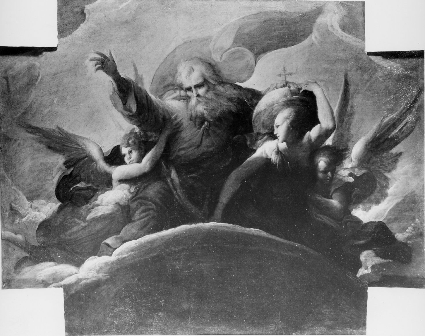 Dio Padre (dipinto) di Donducci Giovanni Andrea detto Mastelletta (sec. XVII)