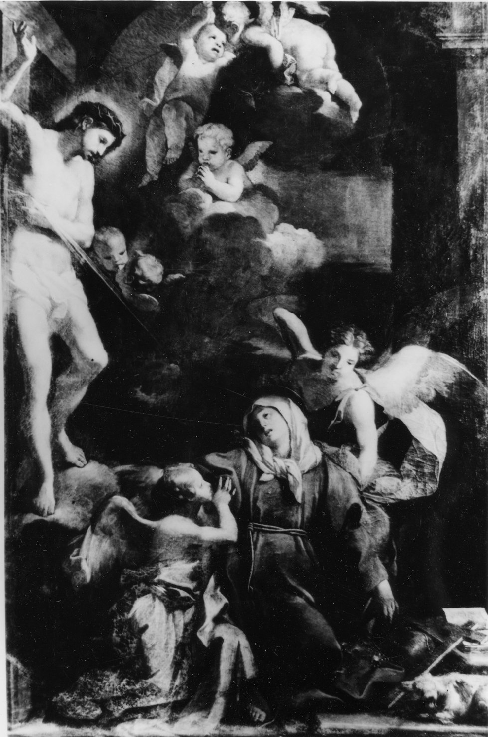 Santa Margherita da Cortona (dipinto) di Marchesi Giuseppe detto Sansone (prima metà sec. XVIII)