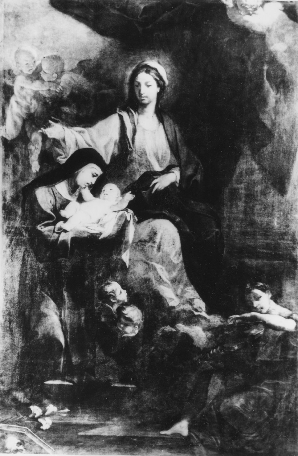 Santa Caterina Vigri da Bologna (dipinto) di Marchesi Giuseppe detto Sansone (prima metà sec. XVIII)