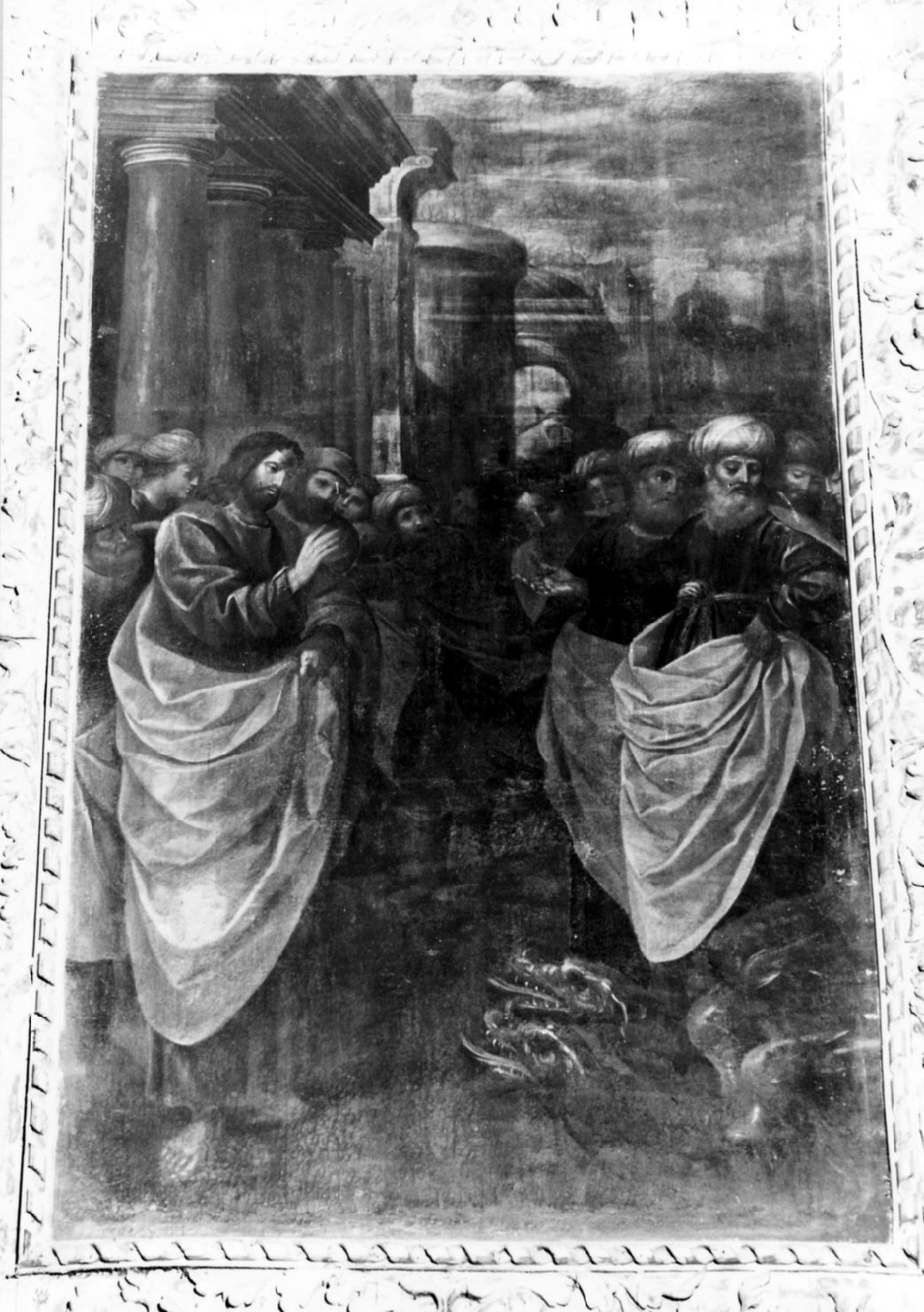 San Matteo e il drago (dipinto, elemento d'insieme) di Bertusio Giovanni Battista detto Todeschino (sec. XVII)