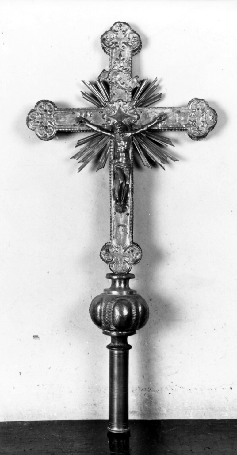 croce processionale - manifattura bolognese (fine/inizio secc. XVI/ XVII)