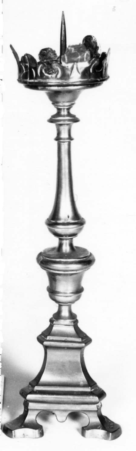 candeliere, serie - manifattura emiliana (sec. XVIII)