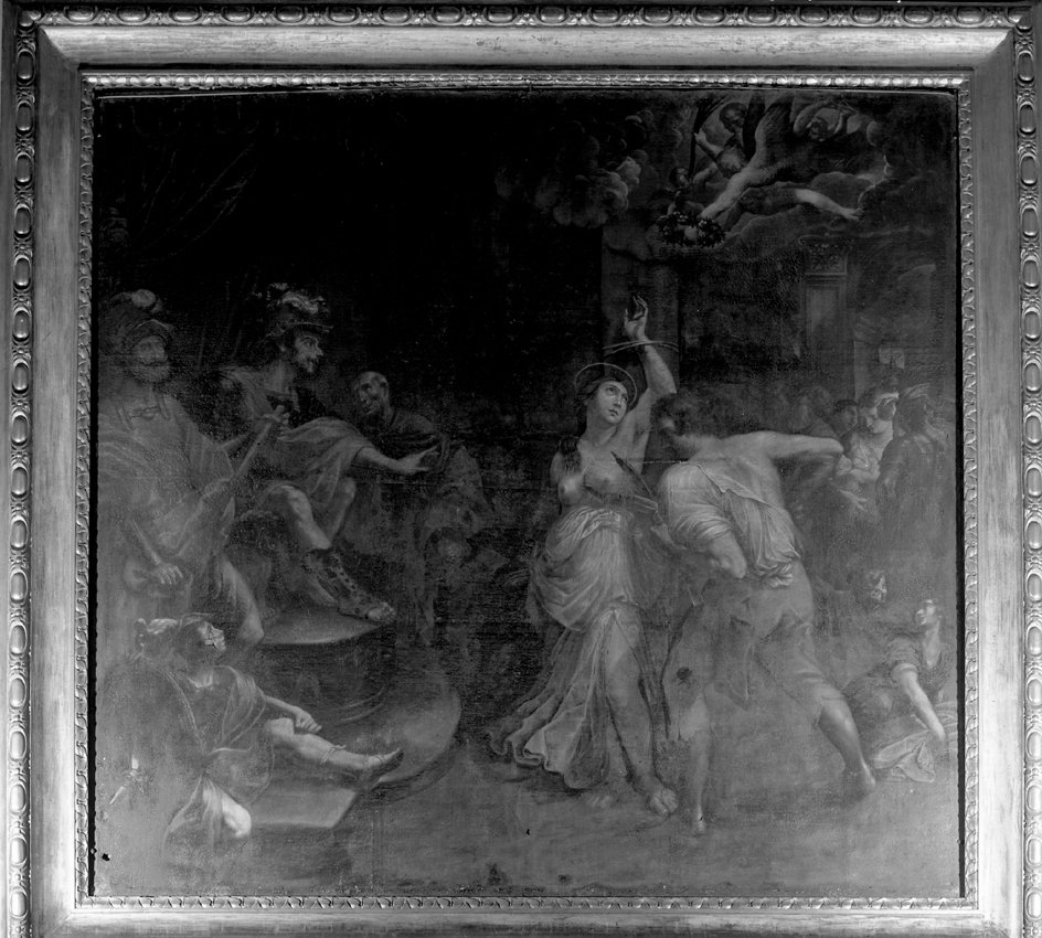 martirio di Sant'Agata (dipinto) di Spada Lionello (inizio sec. XVII)