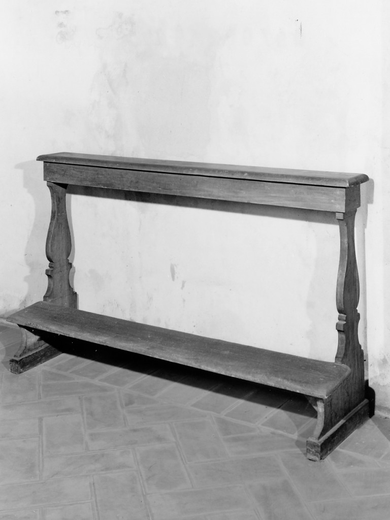 inginocchiatoio, serie - bottega emiliana (seconda metà sec. XIX)
