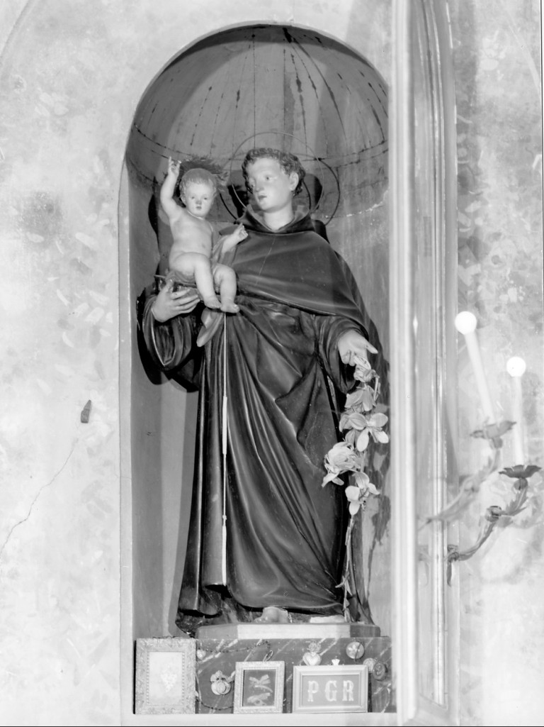 Sant'Antonio Abate (statua) di Scandellari Filippo (sec. XVIII)