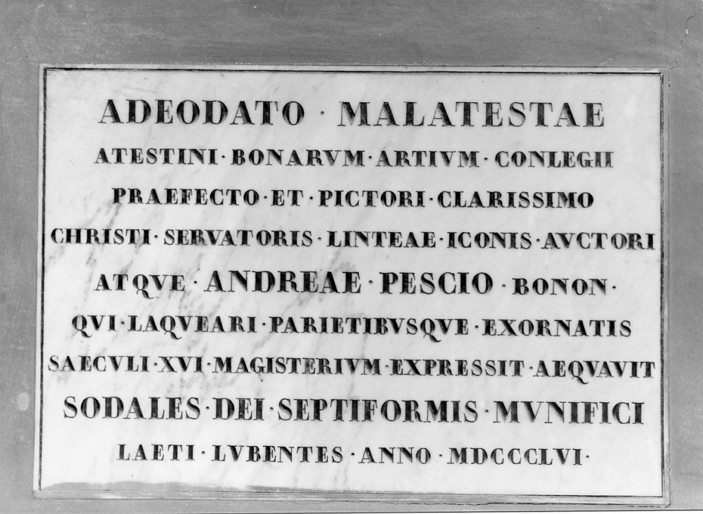 lapide - bottega emiliana (sec. XIX)