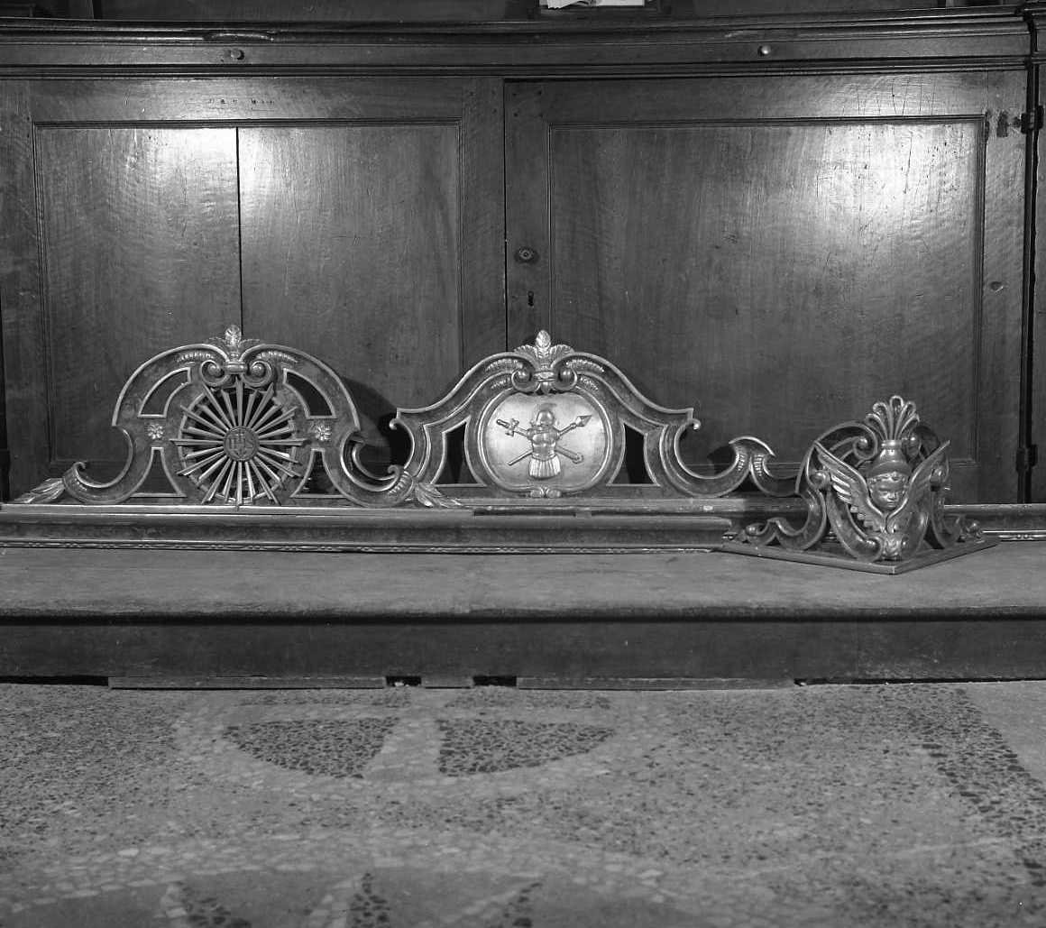 baldacchino processionale - bottega emiliana (metà sec. XIX)