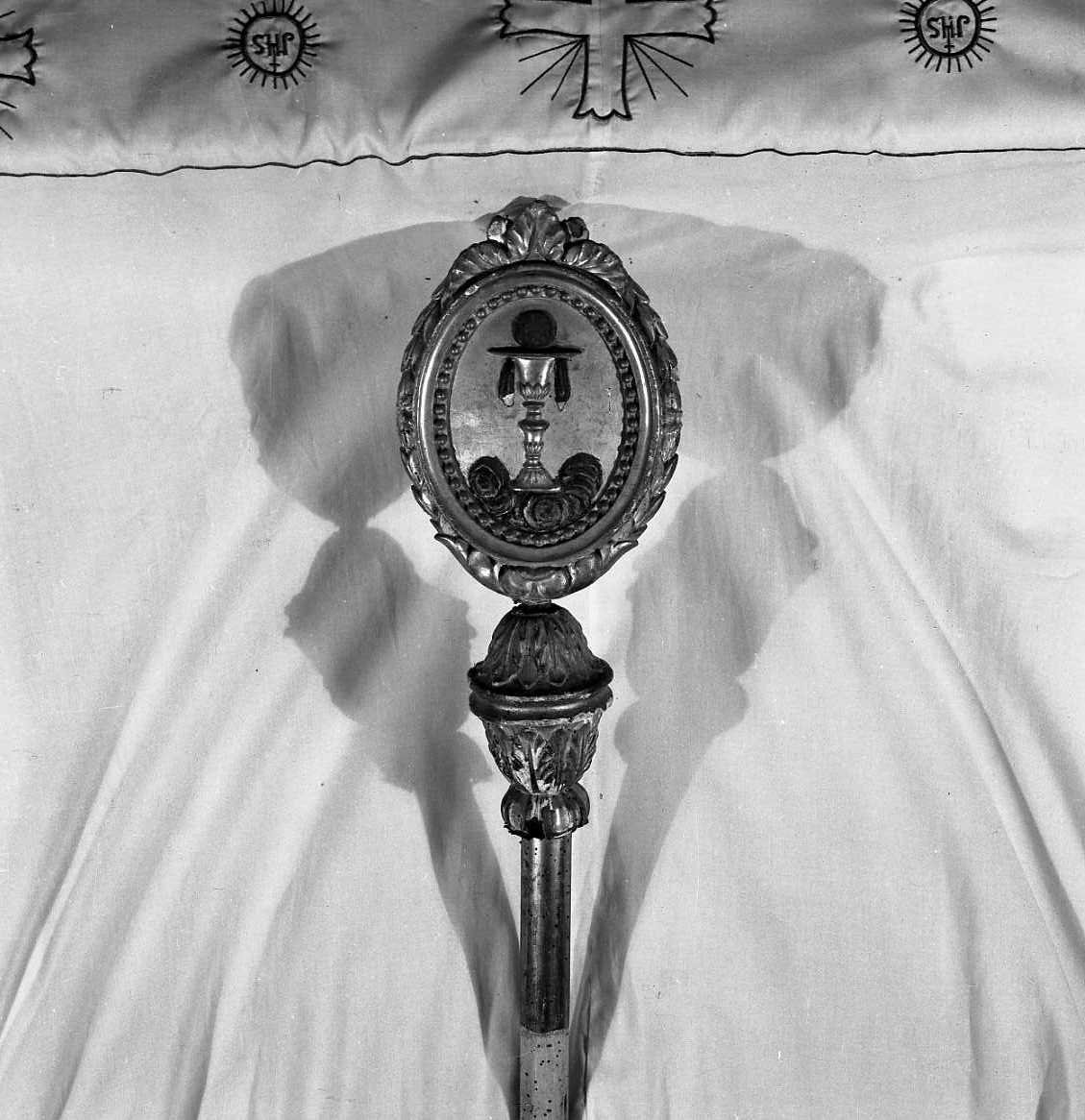 mazza processionale, serie - bottega emiliano-romagnola (sec. XIX)