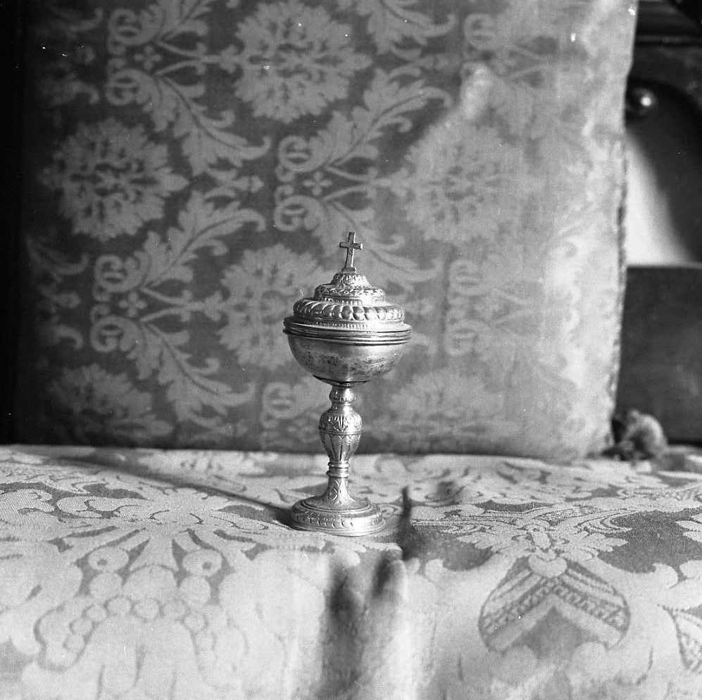 pisside da viatico - bottega emiliana (sec. XVIII)