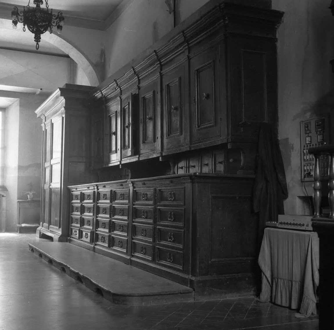 mobile da sacrestia di Veneziani G, Gusella G (sec. XVIII)