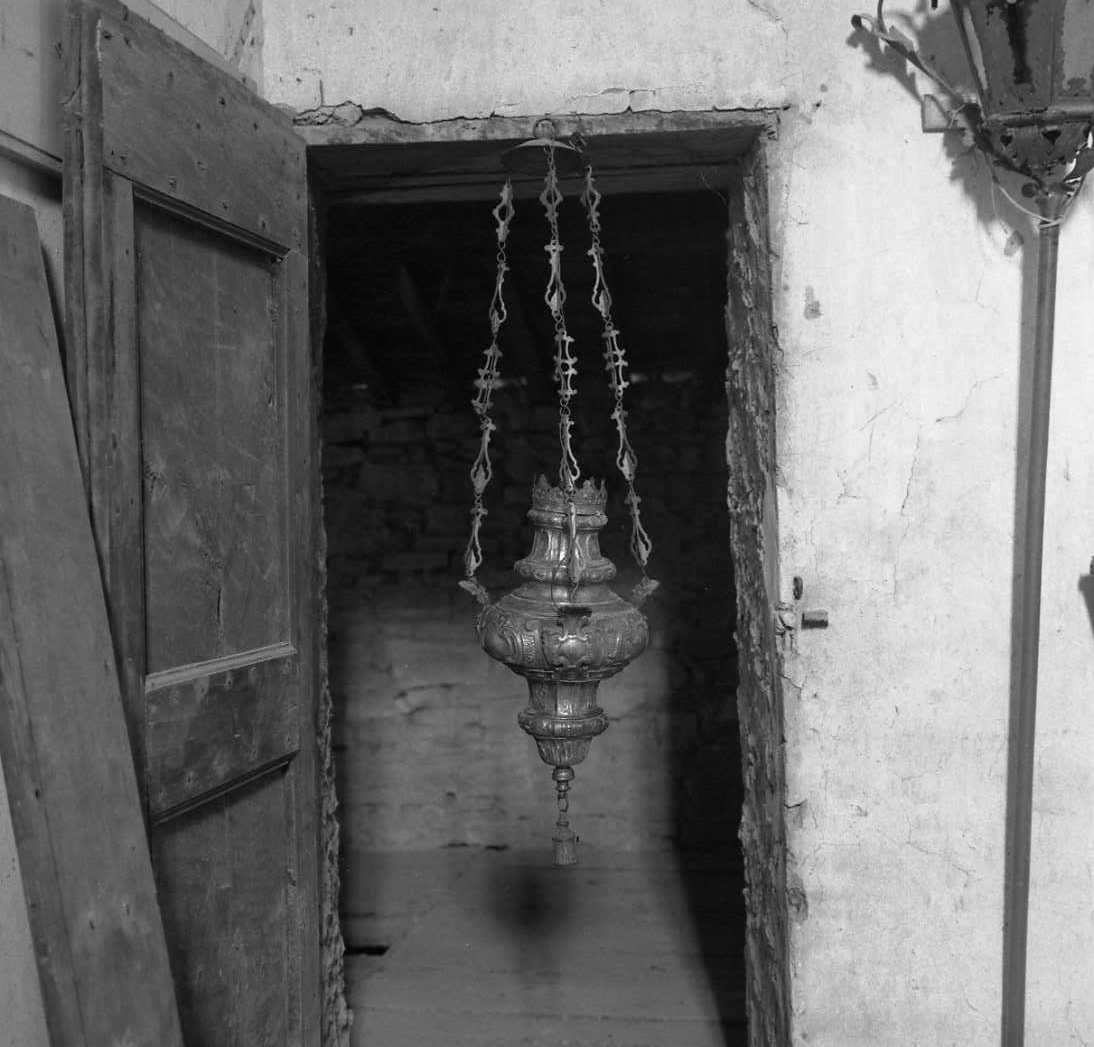 lampada pensile, serie - bottega emiliana (sec. XVIII)