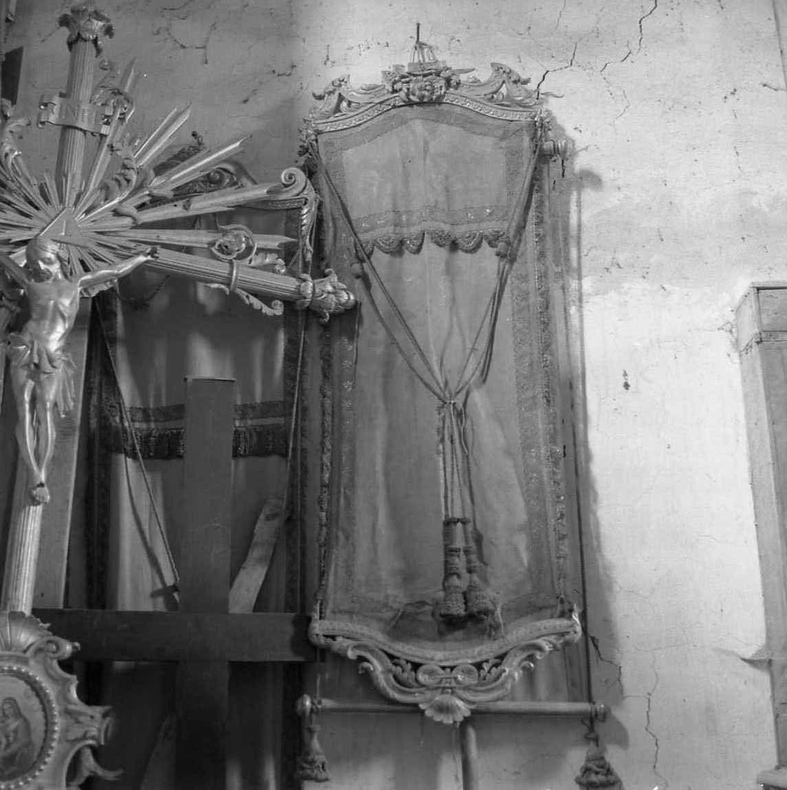 stendardo processionale - manifattura emiliana (ultimo quarto sec. XIX)