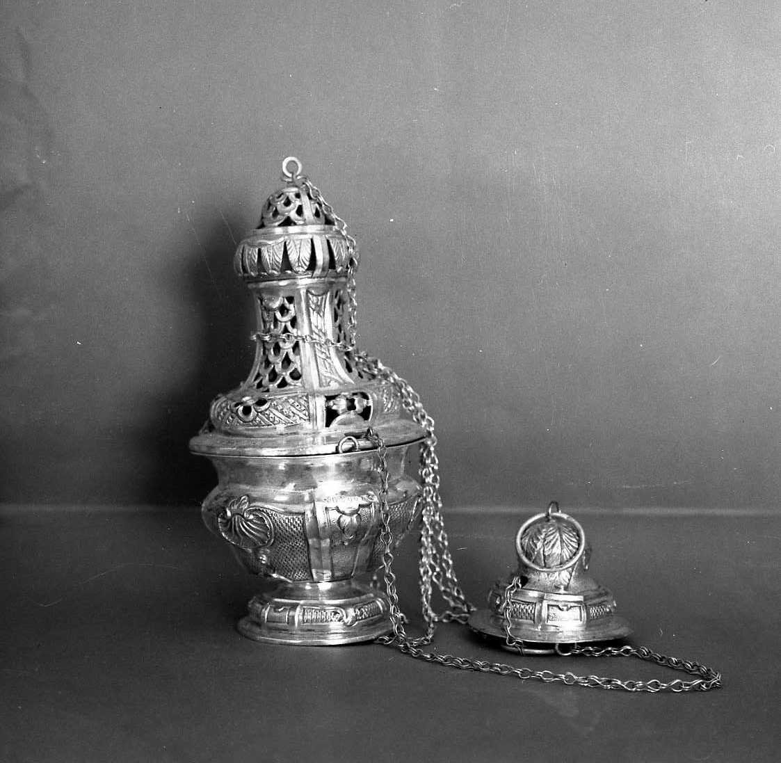 servizio per incensazione, insieme - bottega emiliana (ultimo quarto sec. XVIII)