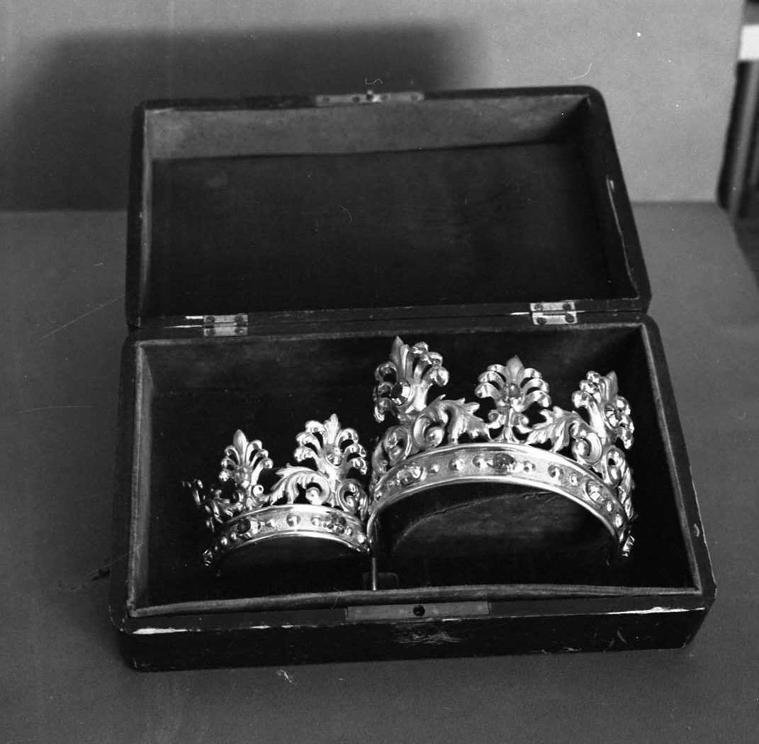 corona di immagine sacra - bottega emiliana (sec. XIX)