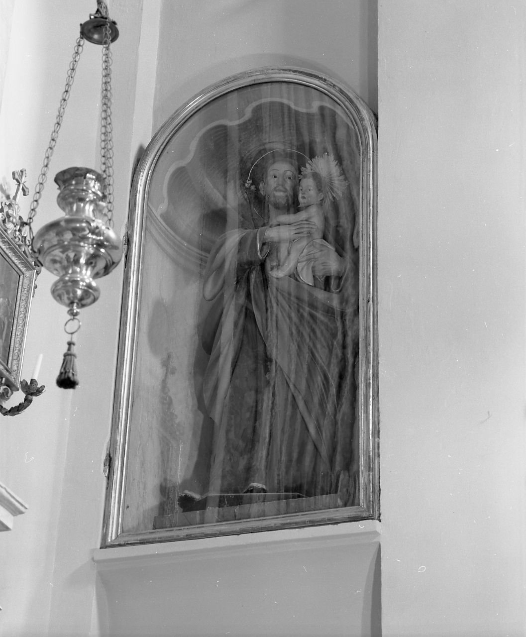 San Giuseppe e Gesù Bambino (statua) - bottega emiliana (sec. XVIII)