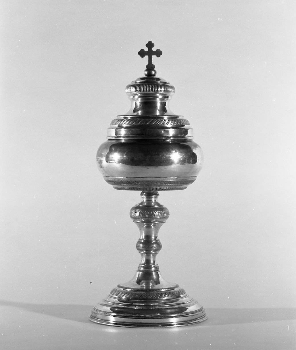 pisside - bottega emiliana (sec. XIX)