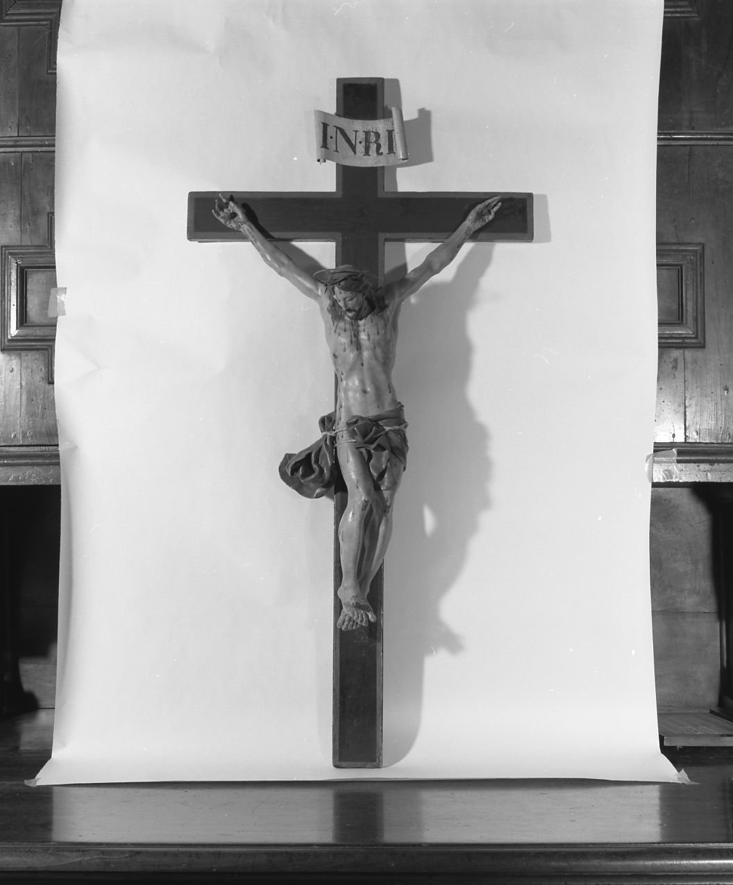 Cristo crocifisso (crocifisso) - bottega emiliana (sec. XVIII)