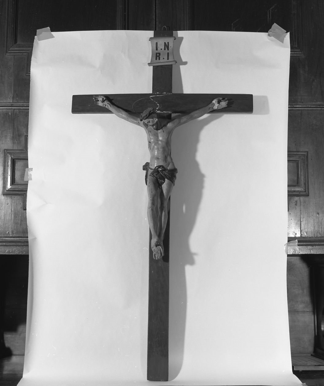 crocifisso - bottega emiliana (sec. XVIII)