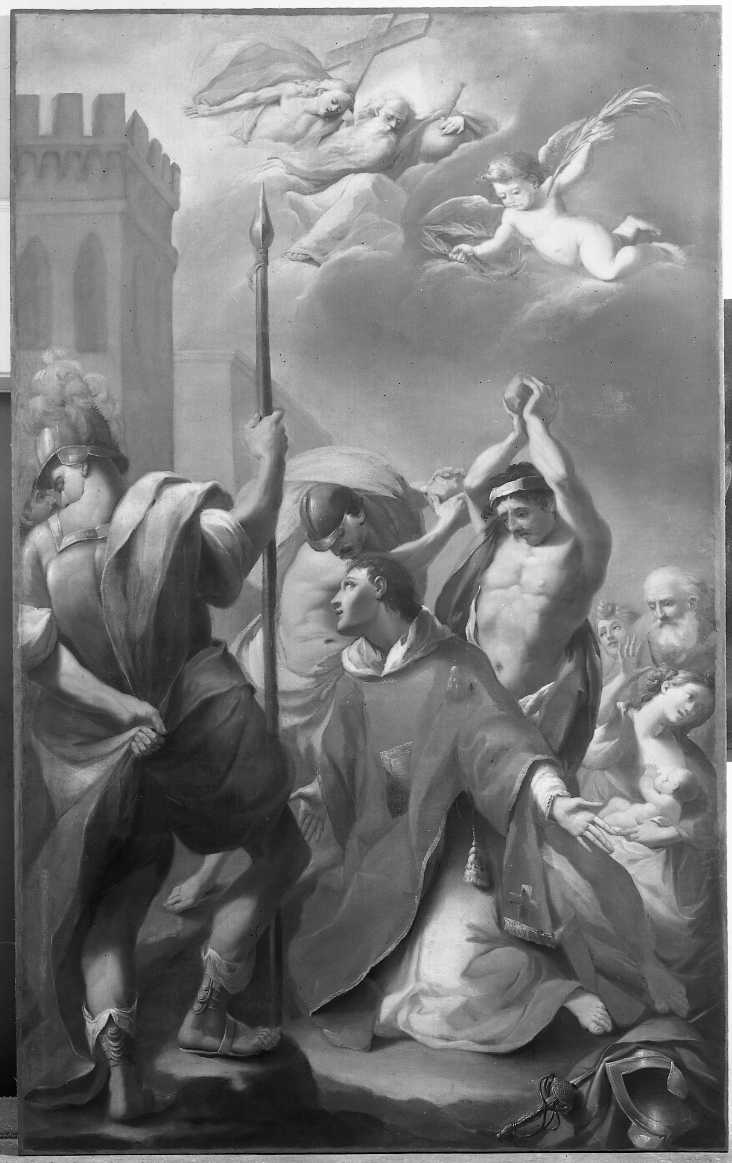 lapidazione di Santo Stefano (dipinto) di Levoli Nicola fra' (attribuito) (ultimo quarto sec. XVIII)