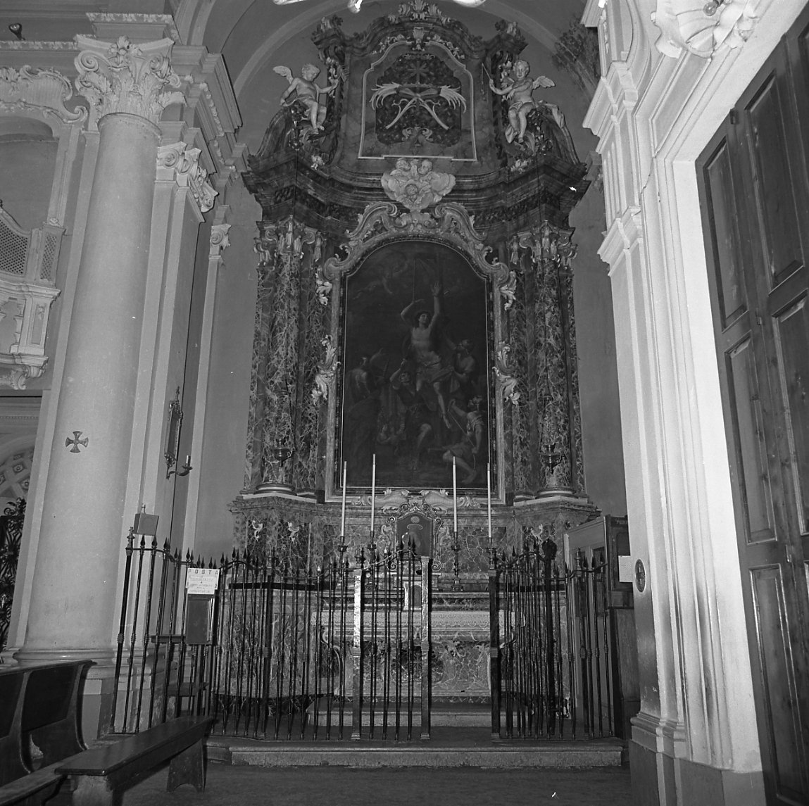 cancellata di cappella, serie - bottega emiliana (sec. XVIII, sec. XVIII)