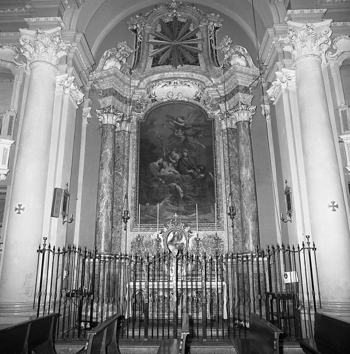 cancellata di cappella - bottega emiliana (sec. XVIII)