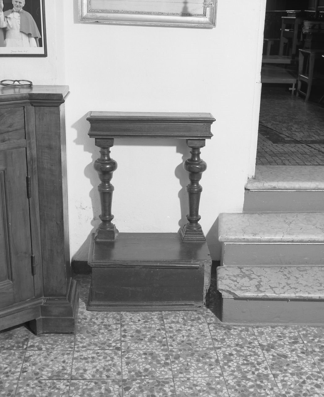 inginocchiatoio - bottega bolognese (sec. XIX)