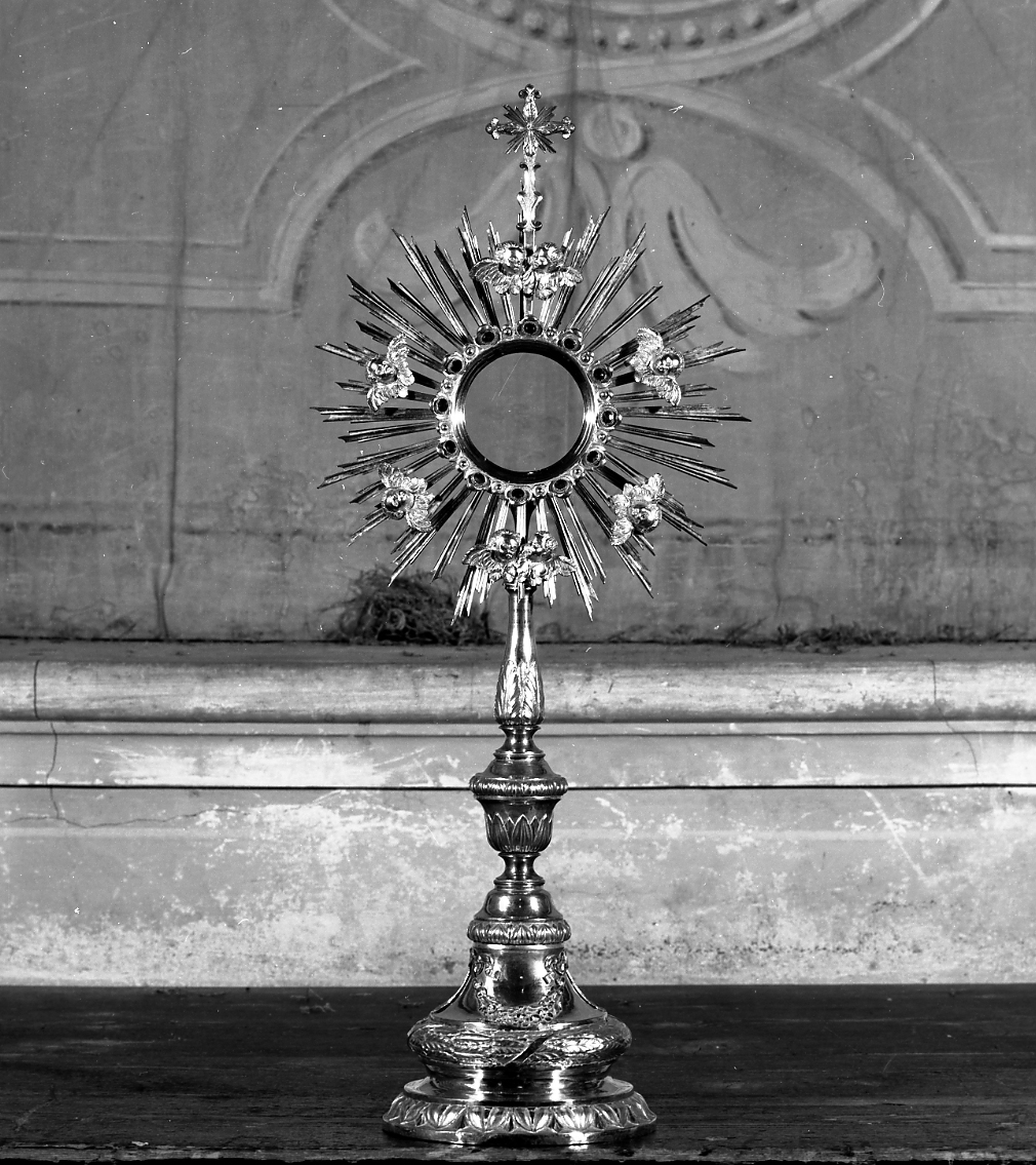 ostensorio - a raggiera di Danti Giovanni Battista (sec. XIX)