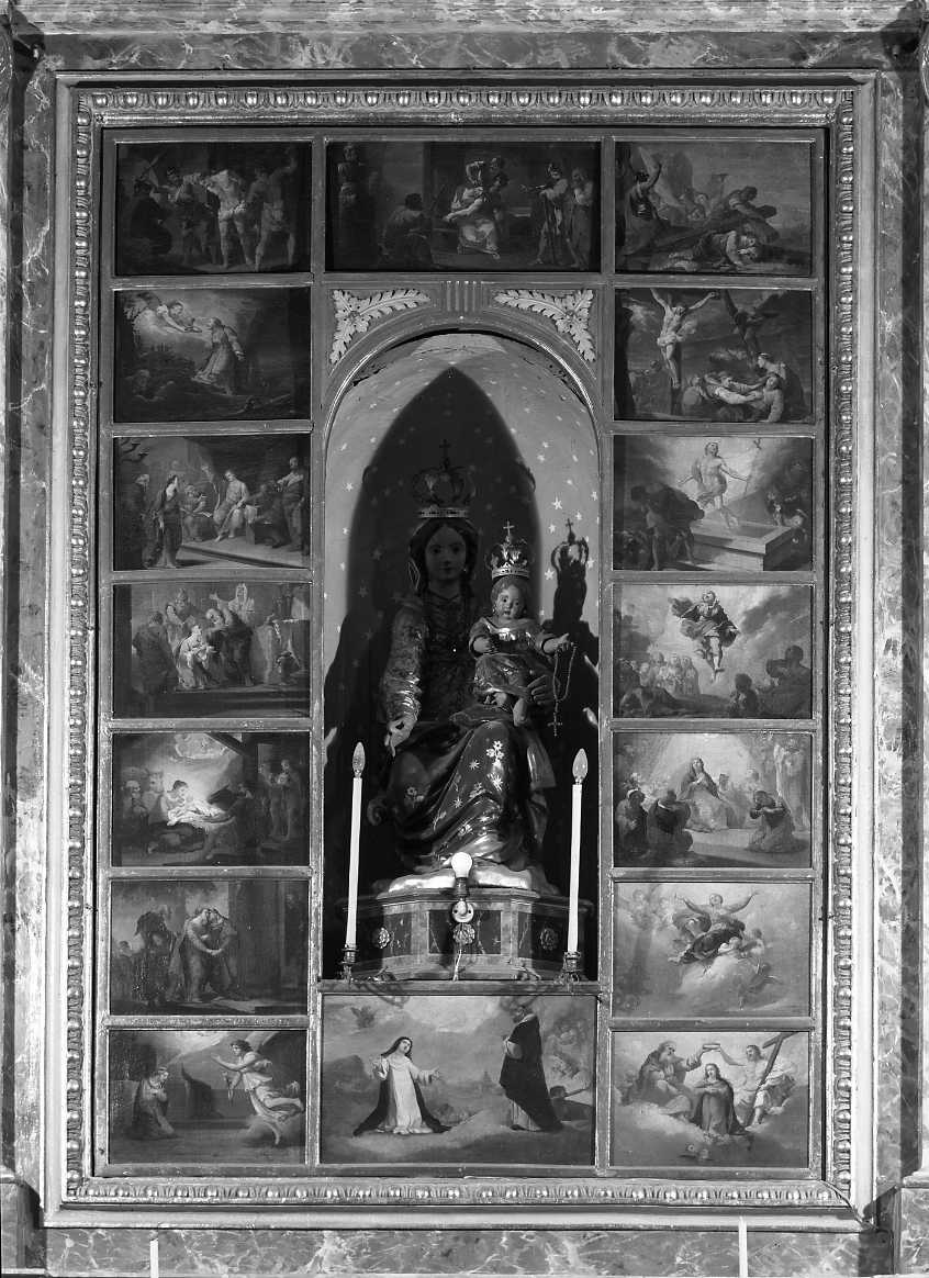 misteri del rosario (dipinto, ciclo) di Fancelli Pietro (inizio sec. XIX)