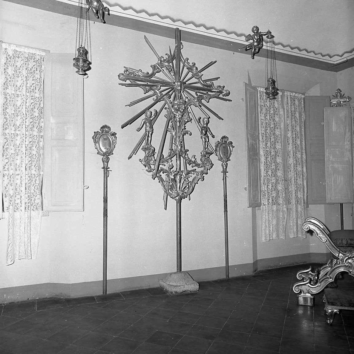 croce processionale - bottega emiliana (sec. XVIII)