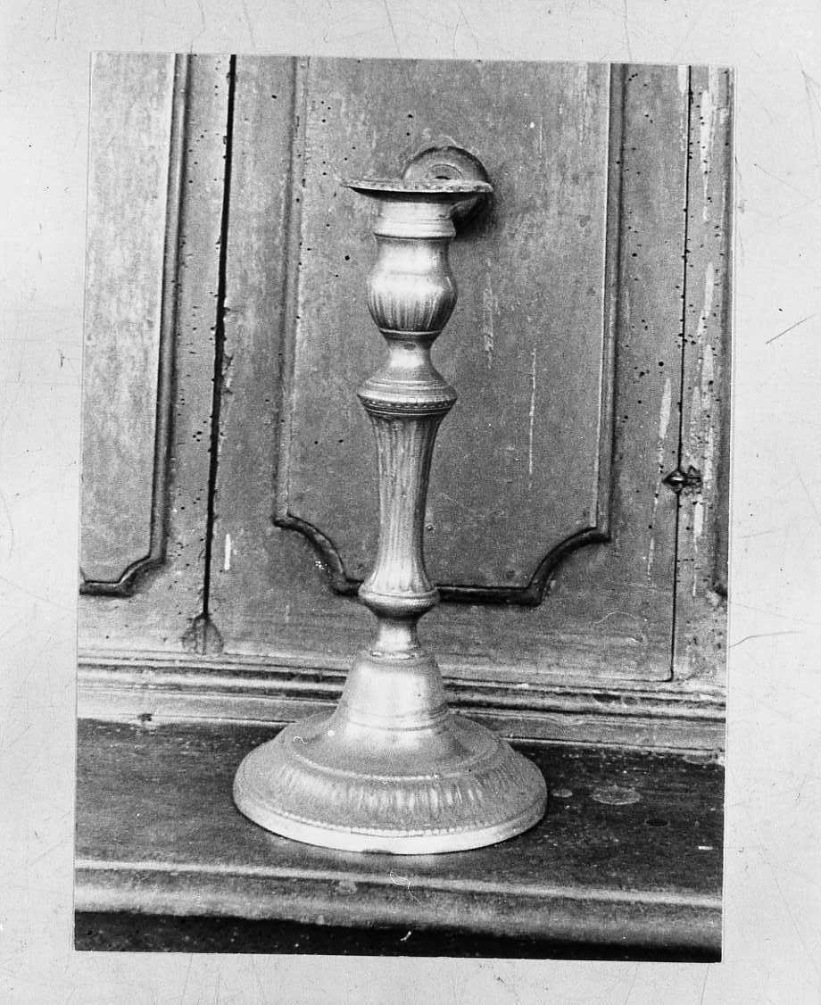 candeliere - manifattura bolognese (sec. XVIII)