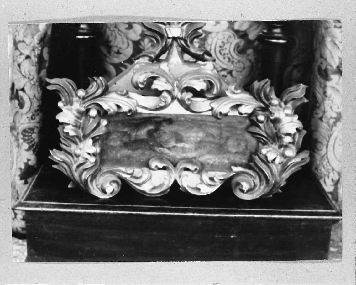 reliquiario a teca - a cassetta - manifattura bolognese (sec. XVII)