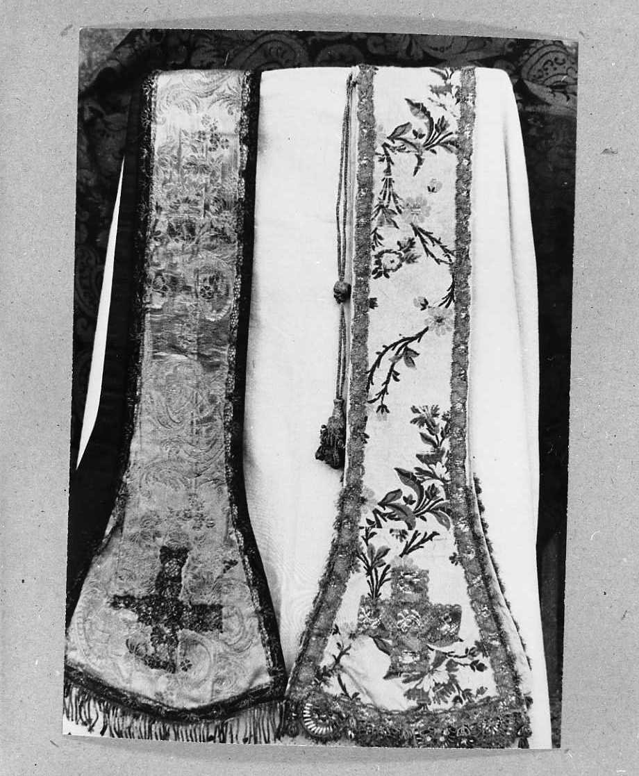 stola - manifattura bolognese (sec. XVIII)