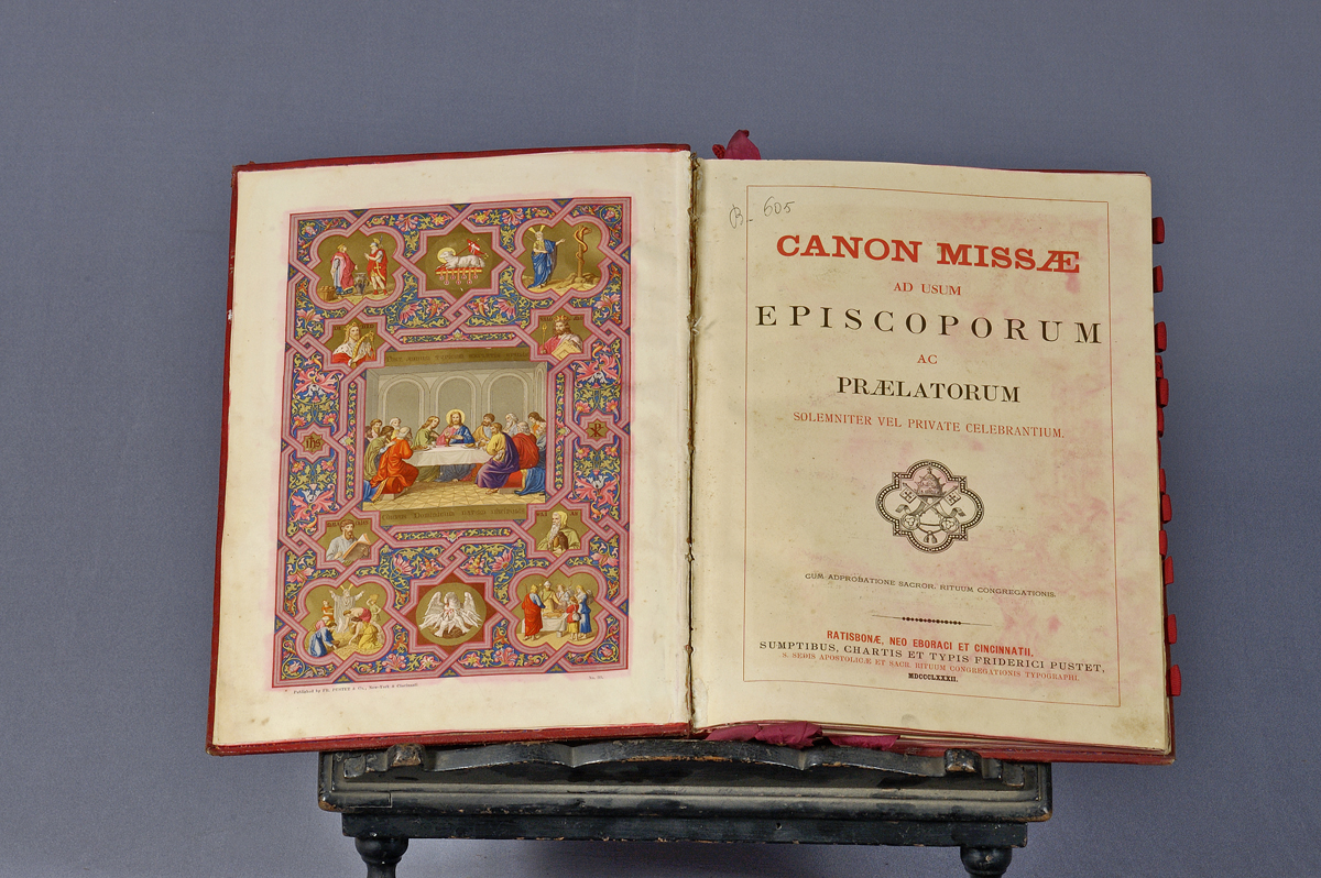coperta di libro liturgico - manifattura bolognese (sec. XIX)