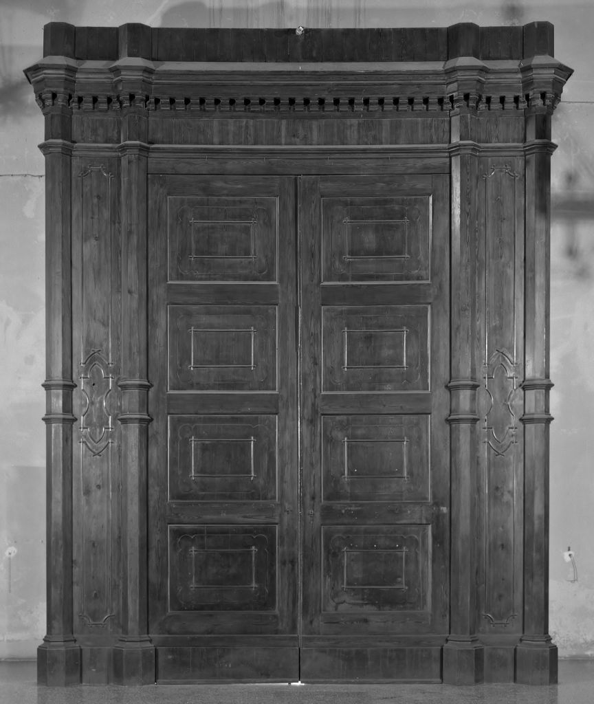 bussola d'ingresso - manifattura bolognese (seconda metà sec. XIX)