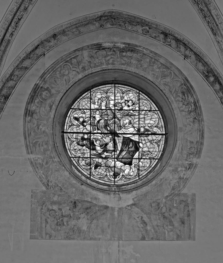 motivo decorativo architettonico e a motivi vegetali (decorazione pittorica) di Fancelli Giuseppe (prima metà sec. XIX)