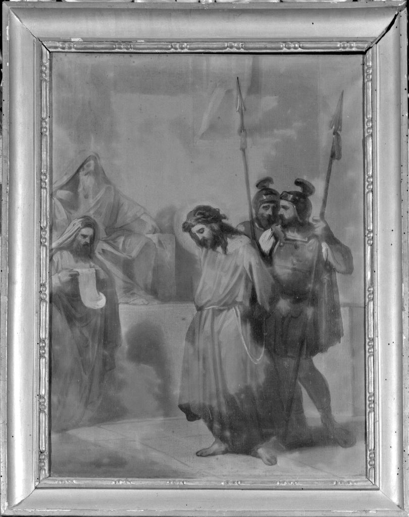 stazioni della Via Crucis (dipinto, ciclo) di Guardassoni Alessandro, Busi Luigi (sec. XIX)