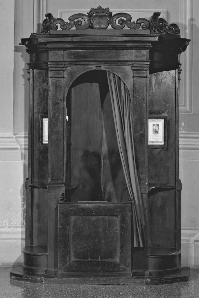 confessionale - manifattura bolognese (secc. XVIII/ XIX)