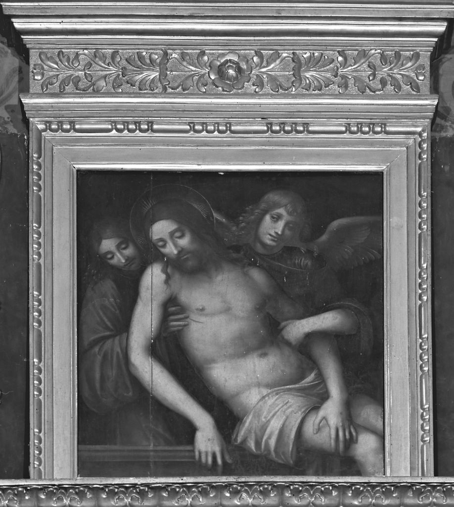Cristo deposto tra angeli (dipinto) di Raibolini Francesco detto Francesco Francia (sec. XVI)